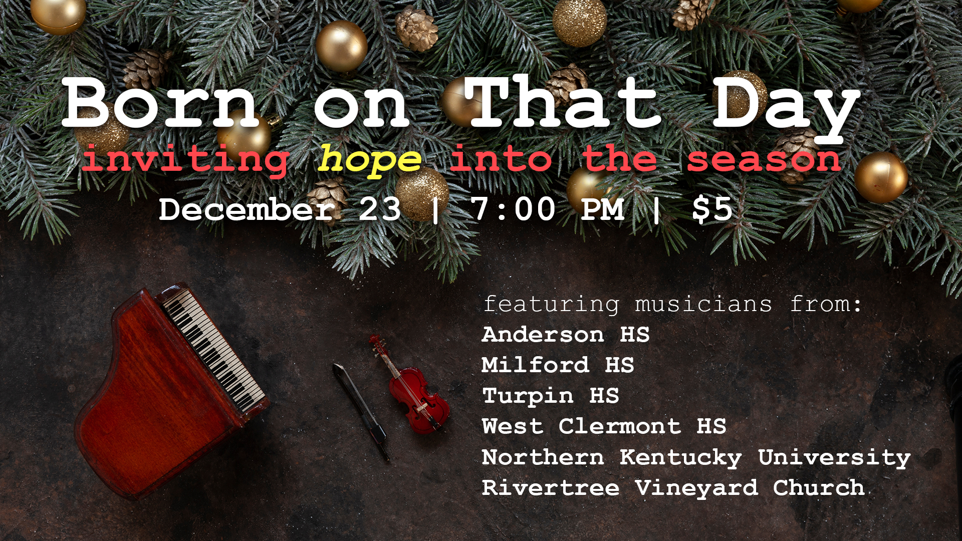 Christmas Benefit Concert Tickets